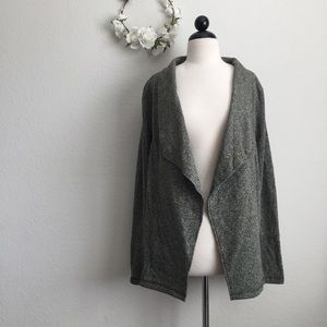 Olive Shawl Knit Jacket